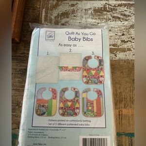 Quilt As You Go Baby Bibs Quilt as you go kit